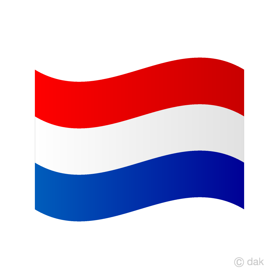 Free Waving Netherlands Flag Image｜Illustoon.