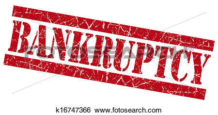 Stock Illustration of Bankruptcy grunge red stamp k16747366.