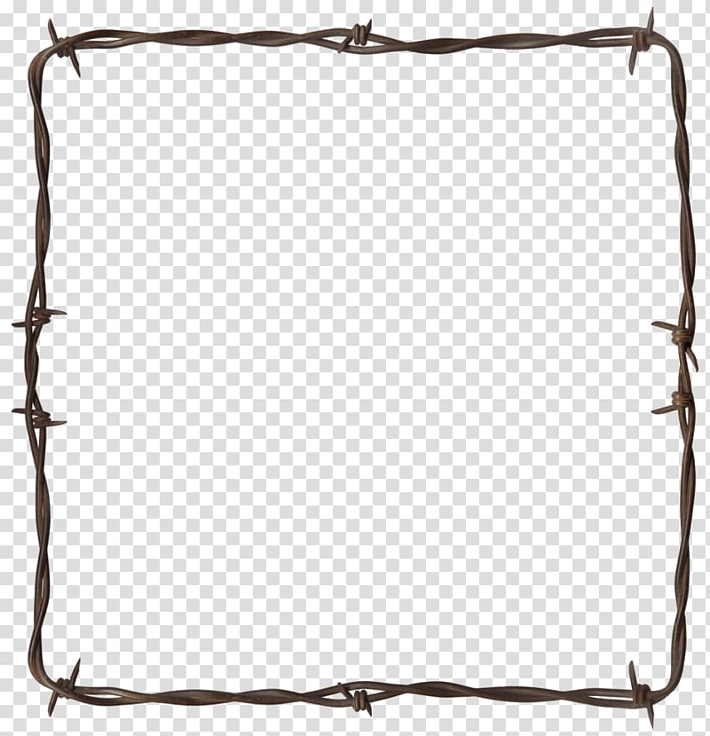 Barbed wire Frontier Wire Border, Barbwire transparent.