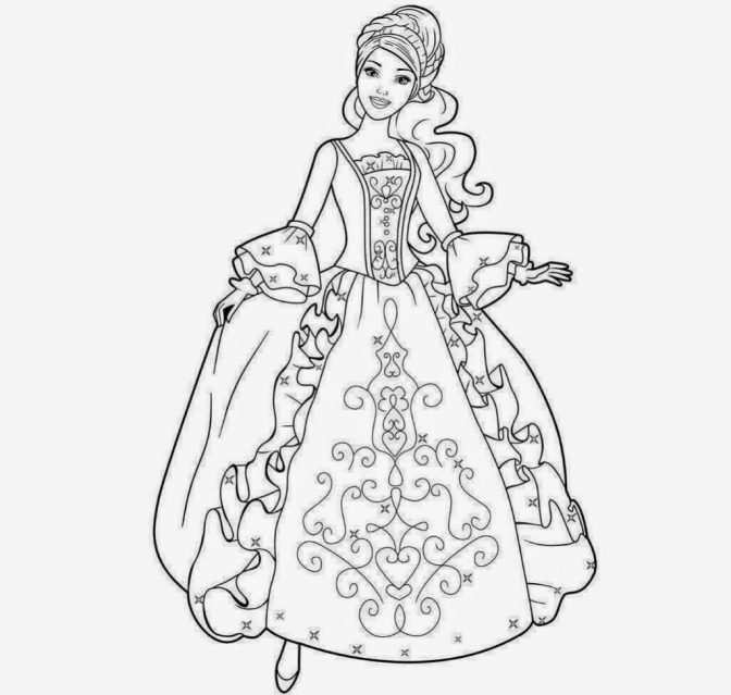 color pages ~ Barbie Doll Png Clipart Astonishing Black And.