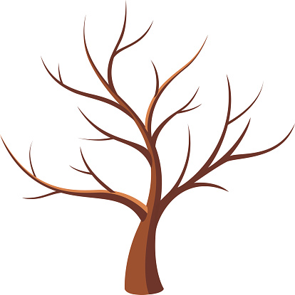 Bare Tree Trunk Clipart.