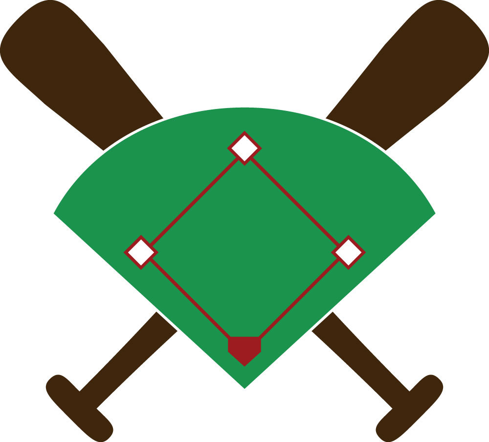 Baseball field clipart free.