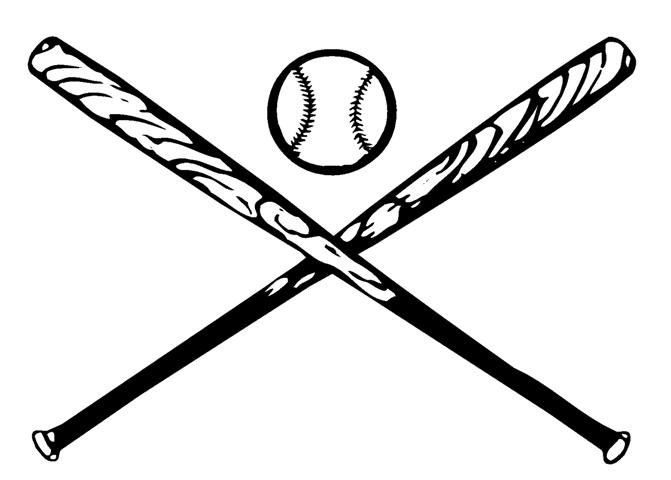 Baseball Bat Clipart Black And White.