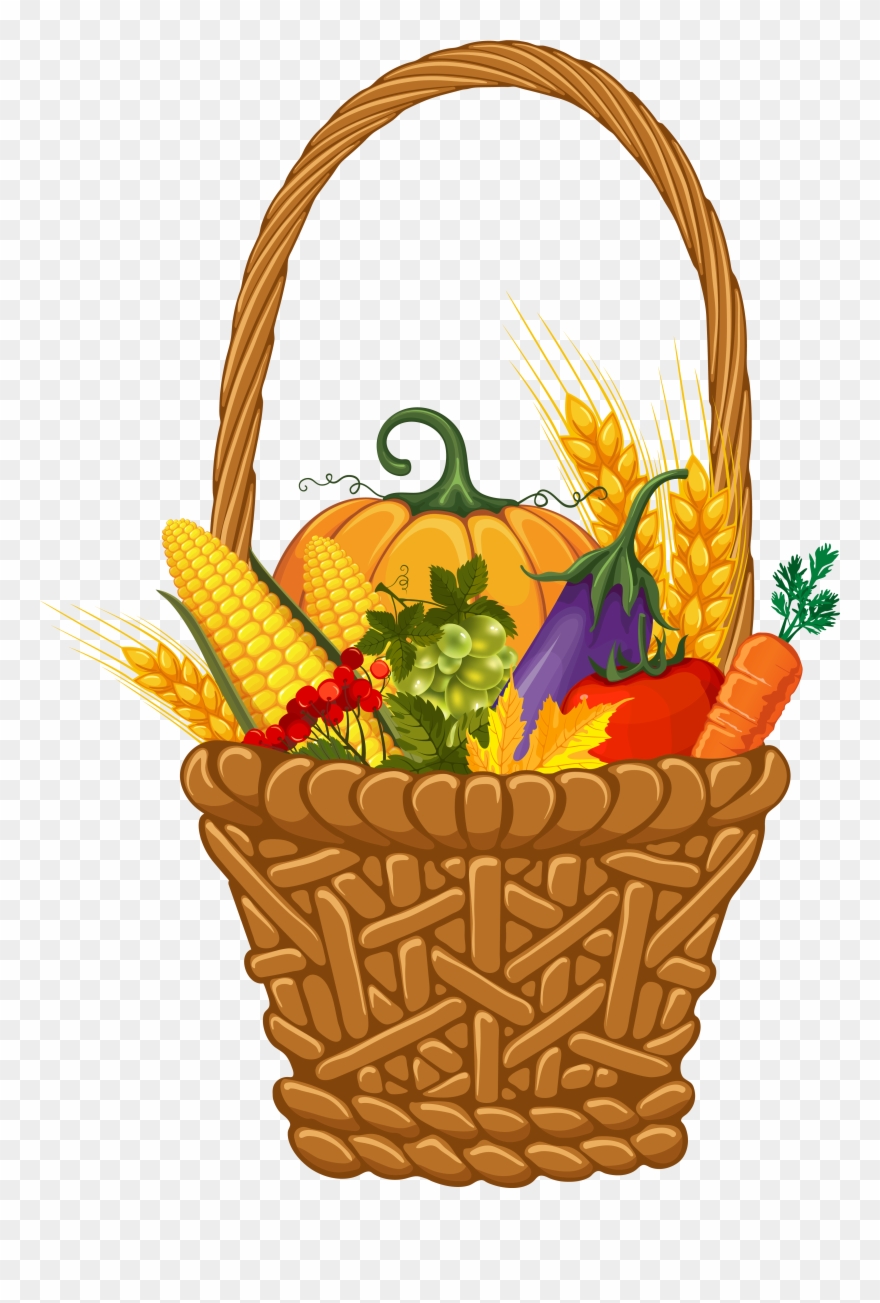 Fall Harvest Basket Png Clipart Image Gallery.