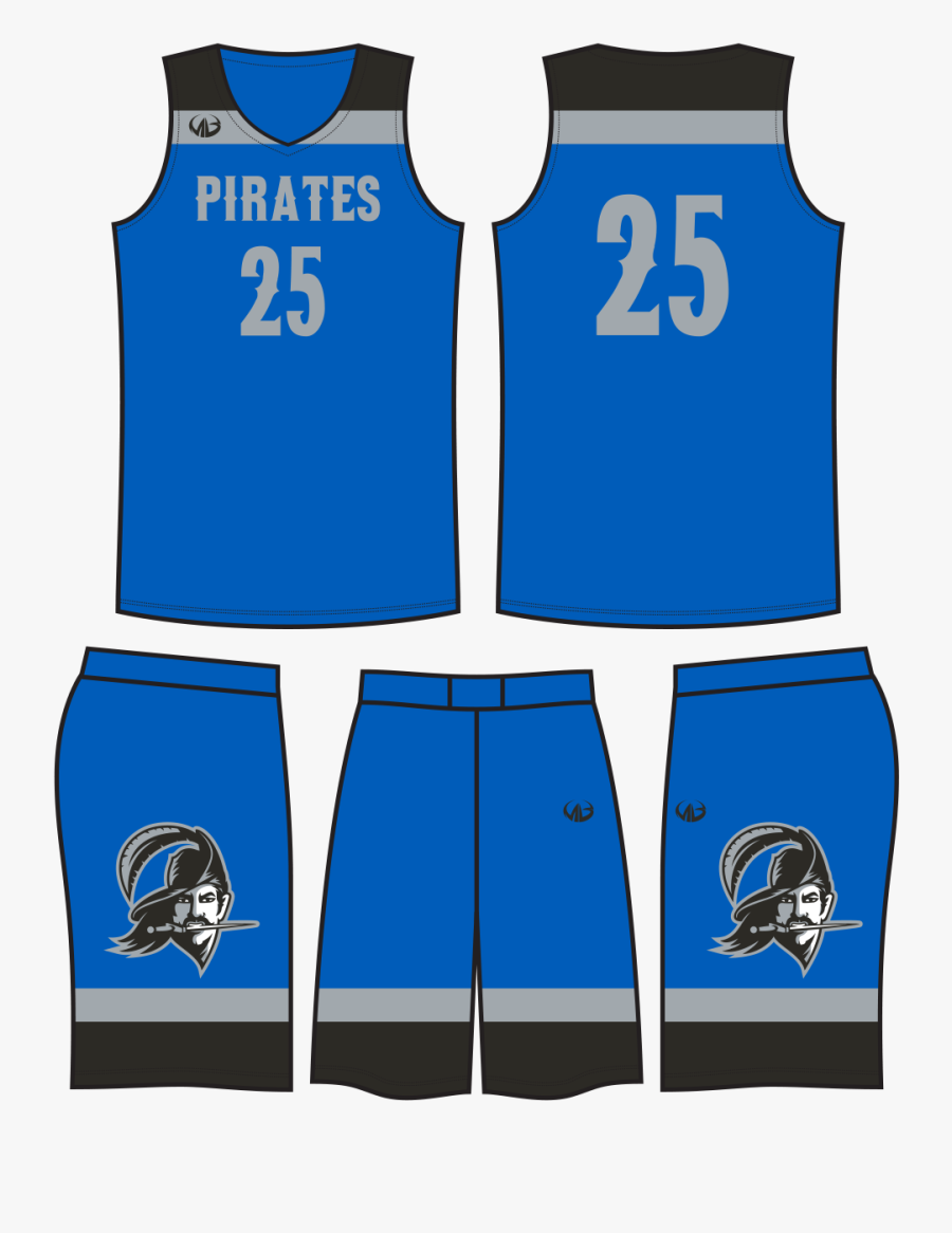 Blue Basketball Jersey Design , Free Transparent Clipart.