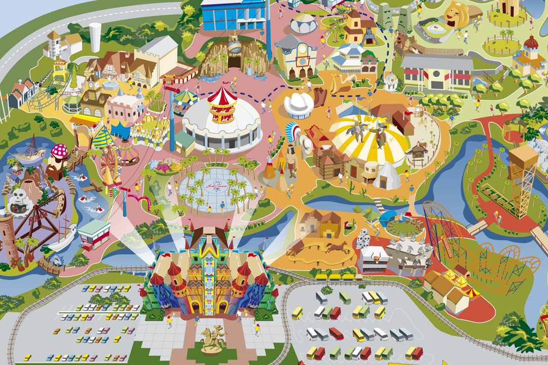 Beto Carrero World Map.