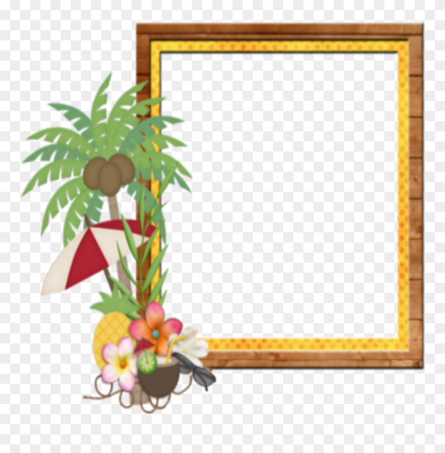 Mq Palm Beach Frame Frames Border Borders Clipart (#2742469.