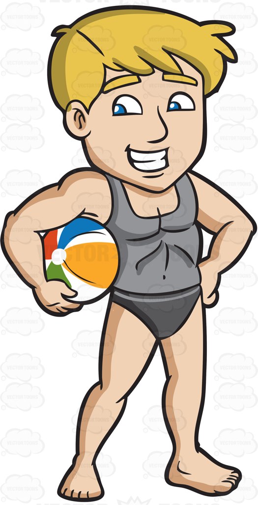 Man On Beach Clipart & Free Clip Art Images #21592.