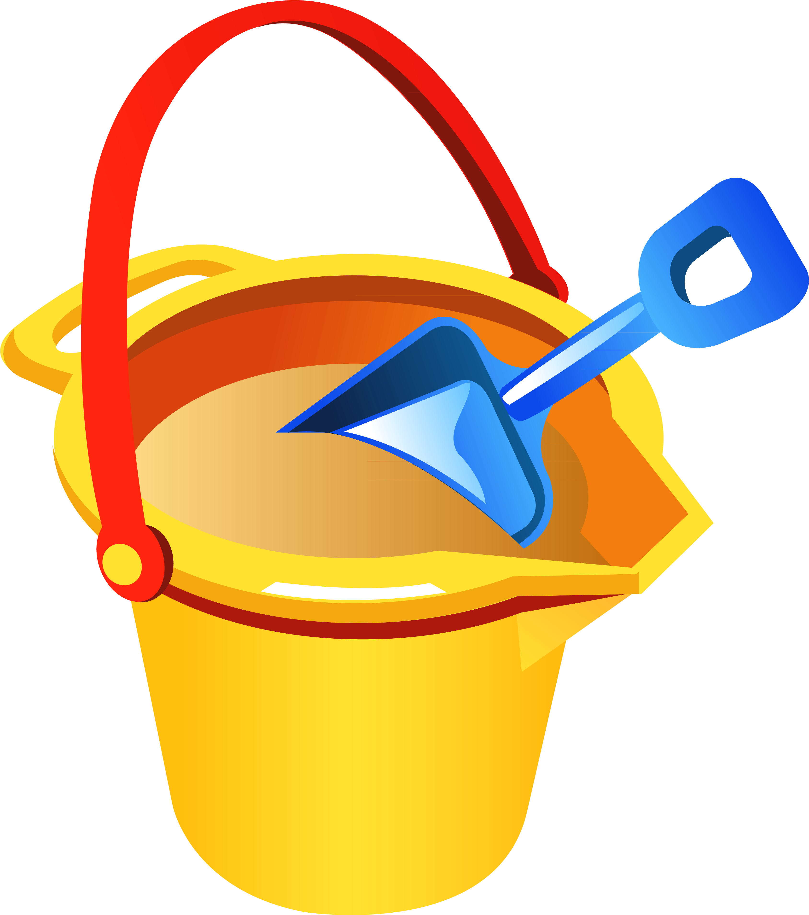 Sand Clipart Beach Bucket.