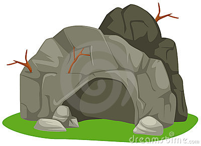 Bear cave clipart.