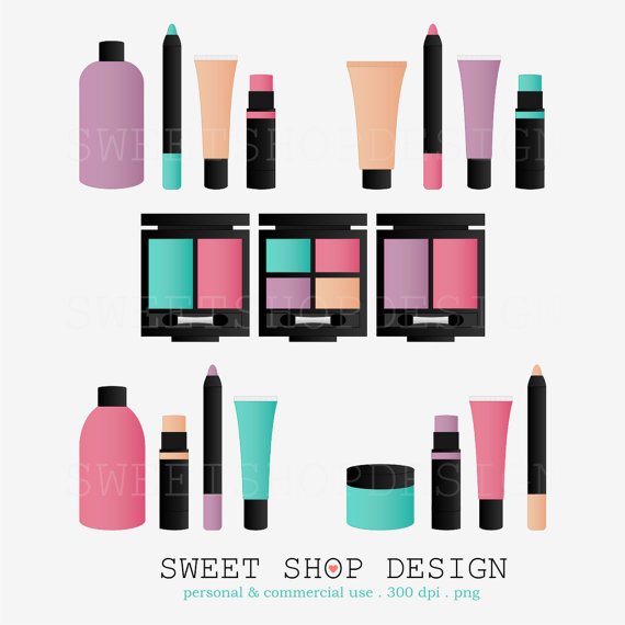 Beauty Product Clipart.