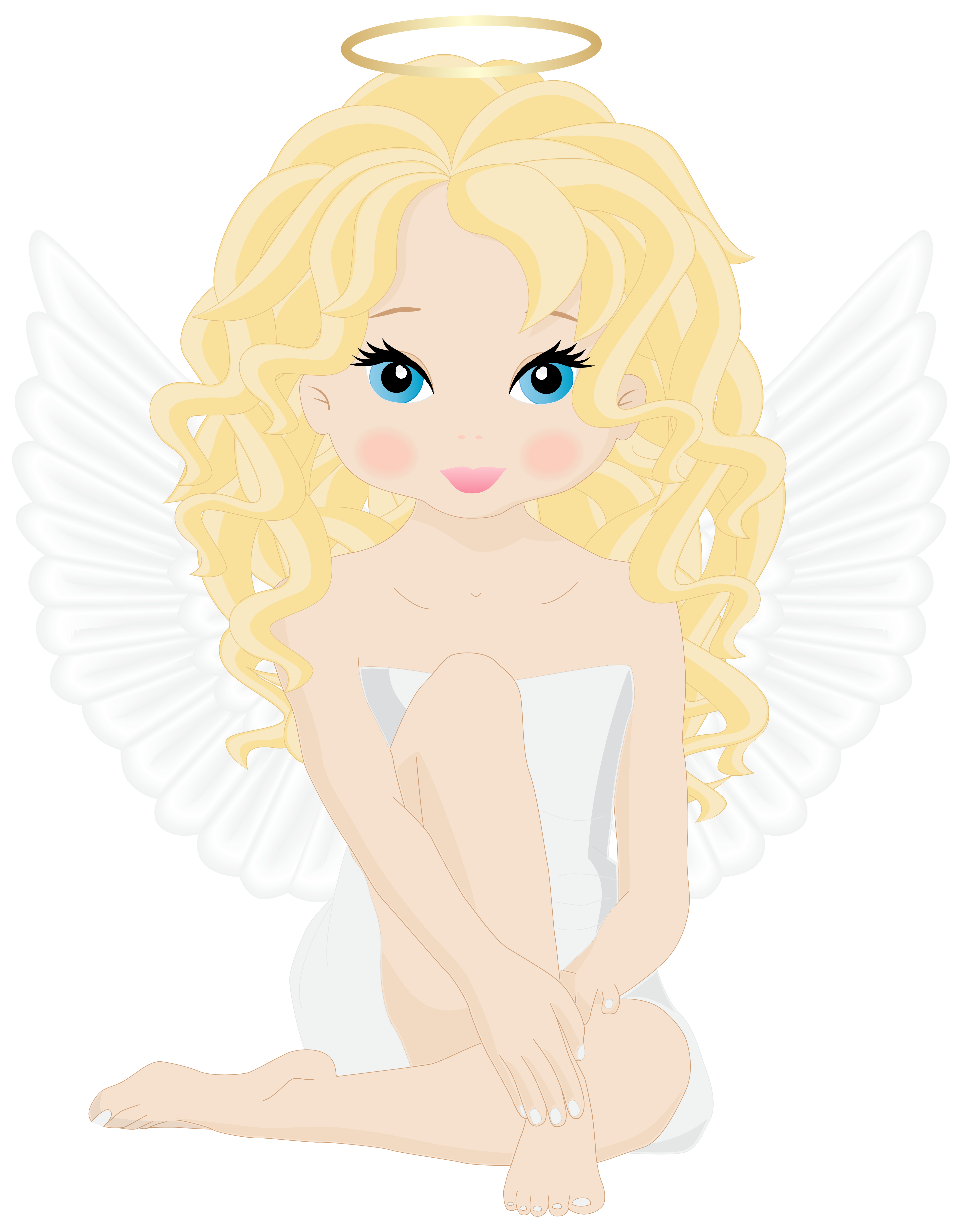 Beautiful Angel PNG Clipart Image.