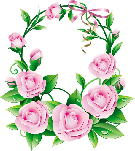 Beautiful flower clip art.