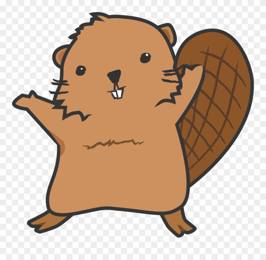 Graphic Freeuse Library Cartoon Beaver Clipart.