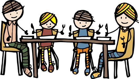 Family Fellowship Clipart.