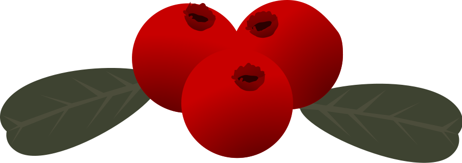 Red berry clipart.