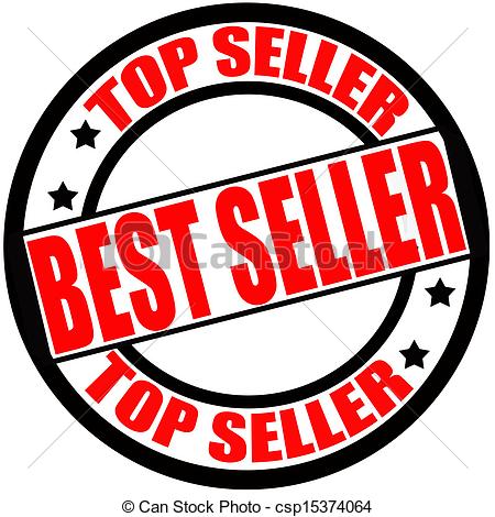 Clip Art Vector of Best seller.