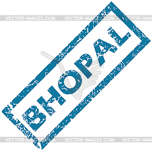 Bhopal rubber stamp.