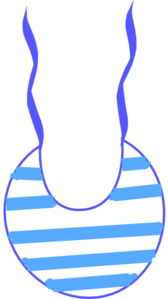 Baby Bib Clipart.