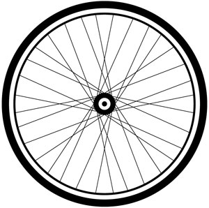 Bicycle Wheel Clipart.