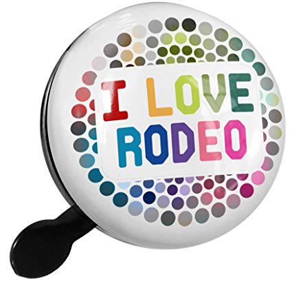 Amazon.com : NEONBLOND Bike Bell I Love Rodeo, Colorful.