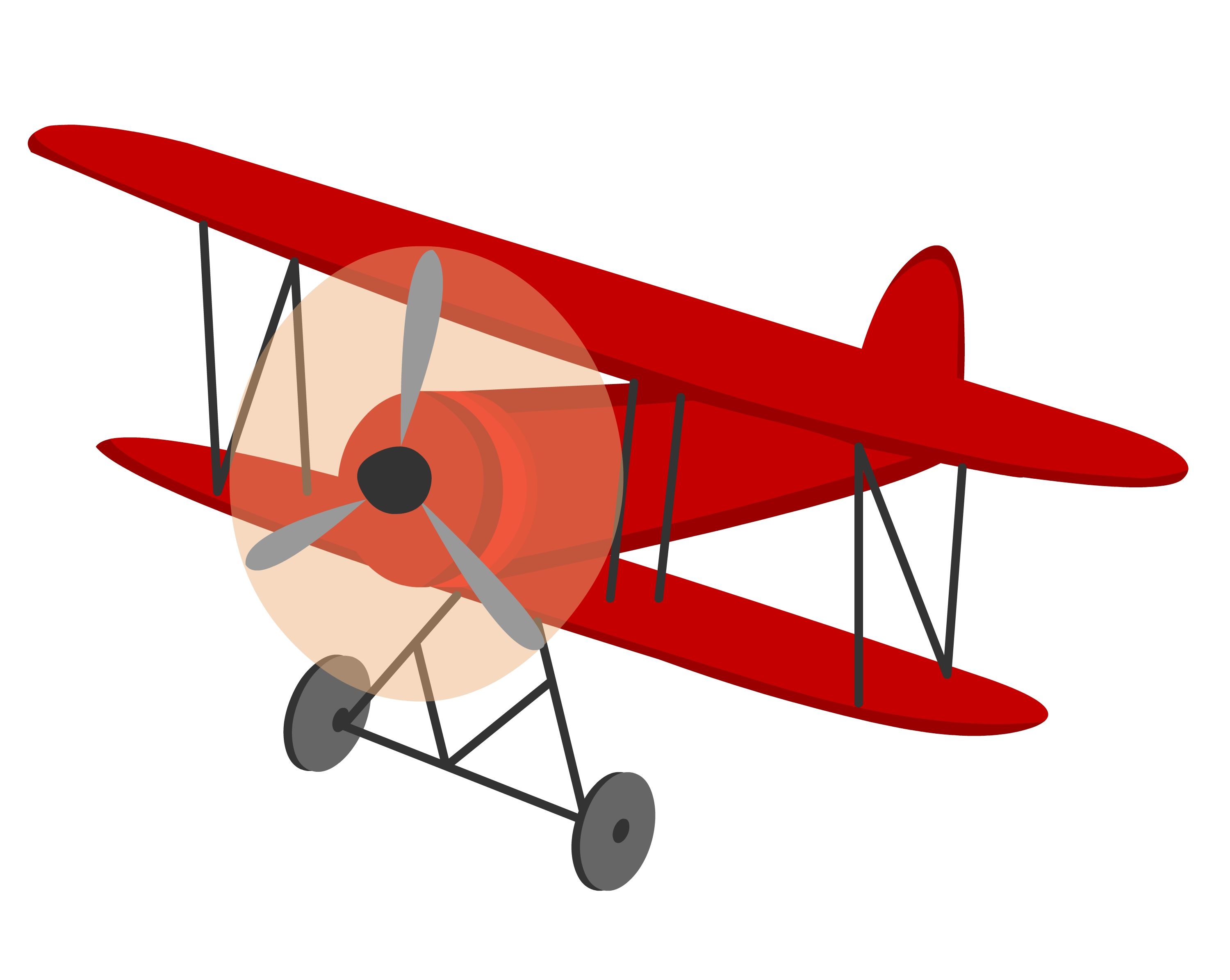 Vintage Biplane Clipart Vintage biplane clipart.