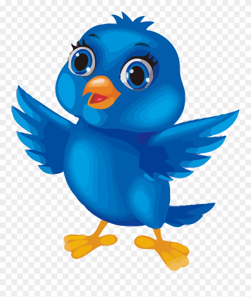 Blue Bird Image Cartoon Clipart Png Clipartly Com Baby.