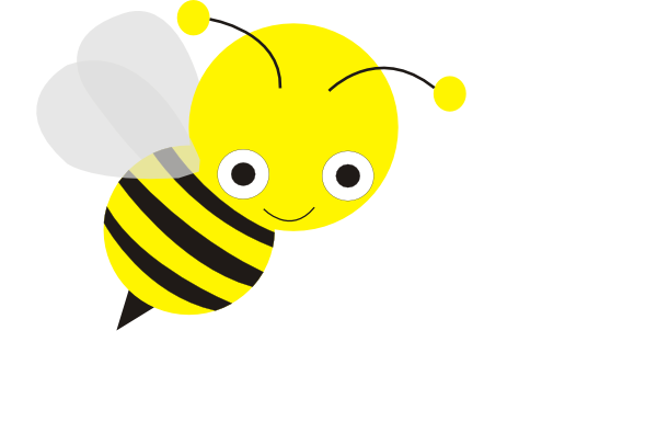 Birds and bees clipart.