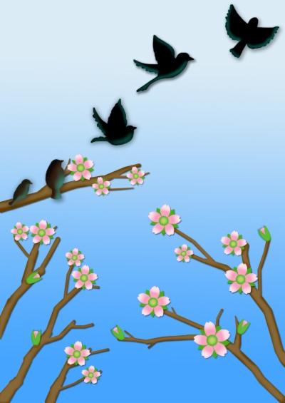 birds flying , Free clipart download.