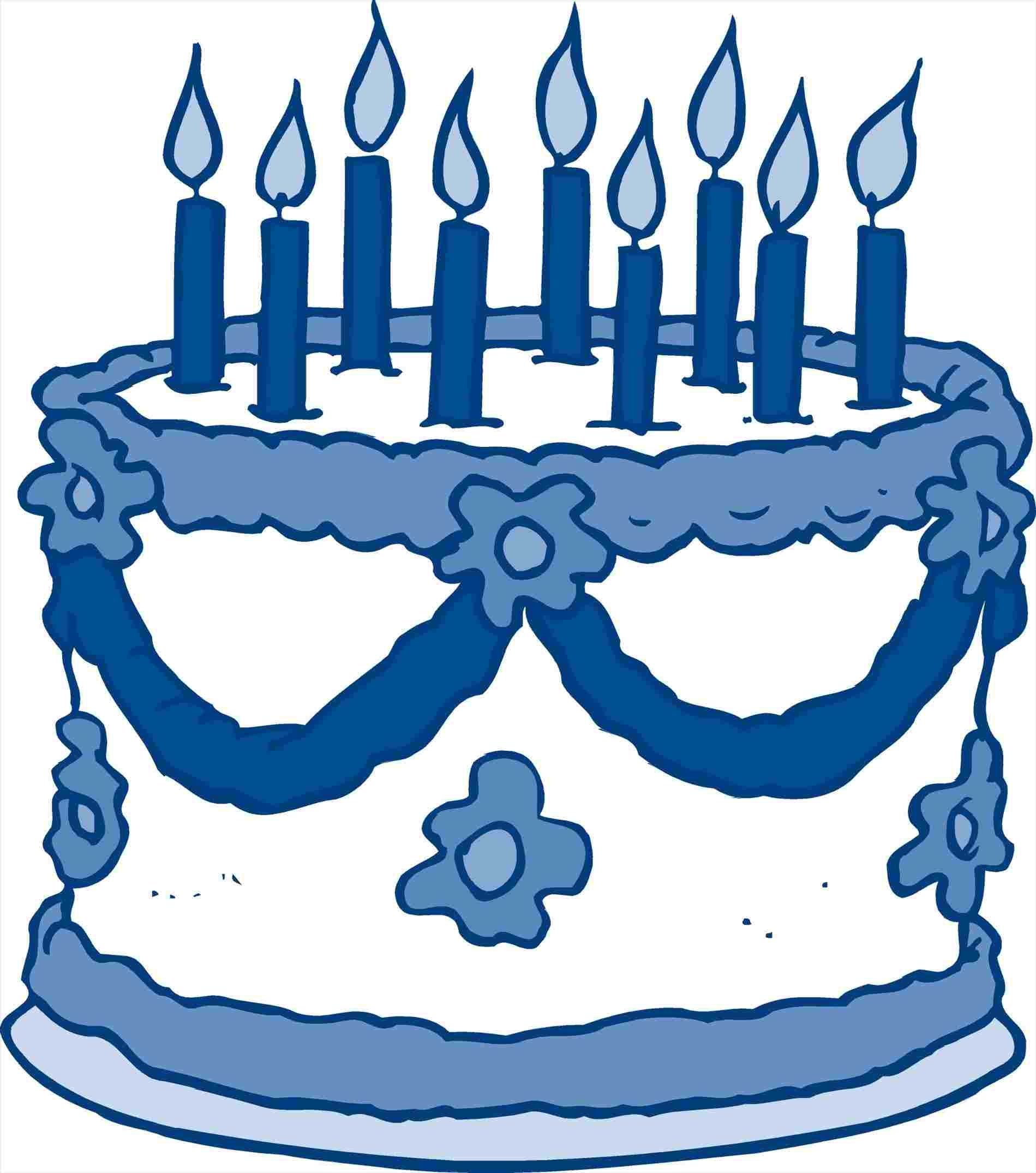 25+ Best Image of Birthday Cake Clipart Black And White.