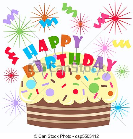 Birthday illustrations and clip art birthday royalty free image #183.