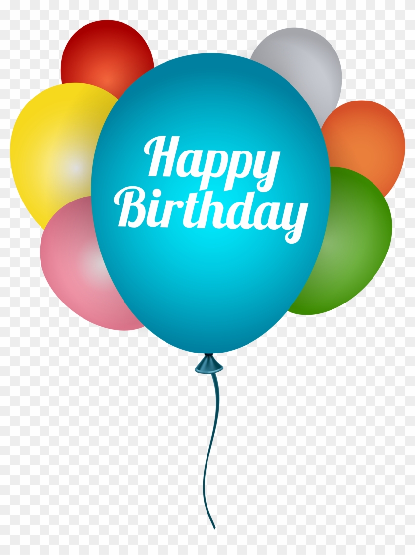 Happy Birthday Balloons Png Clip Art Image.