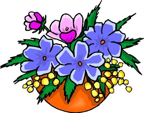 Bouquet Of Flowers Free Clipart Microsoft.