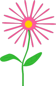 Happy Birthday Flowers Clipart.