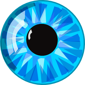 Blu eye clipart.