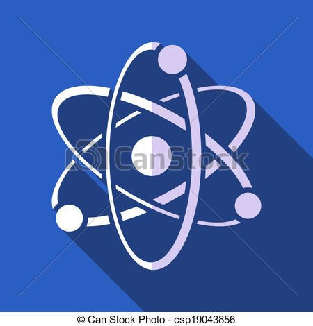 Clipart Vector of Atom.