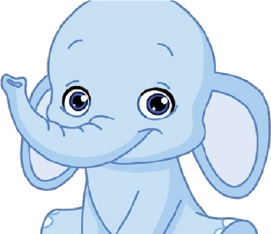 Baby Animal Clipart Blue.