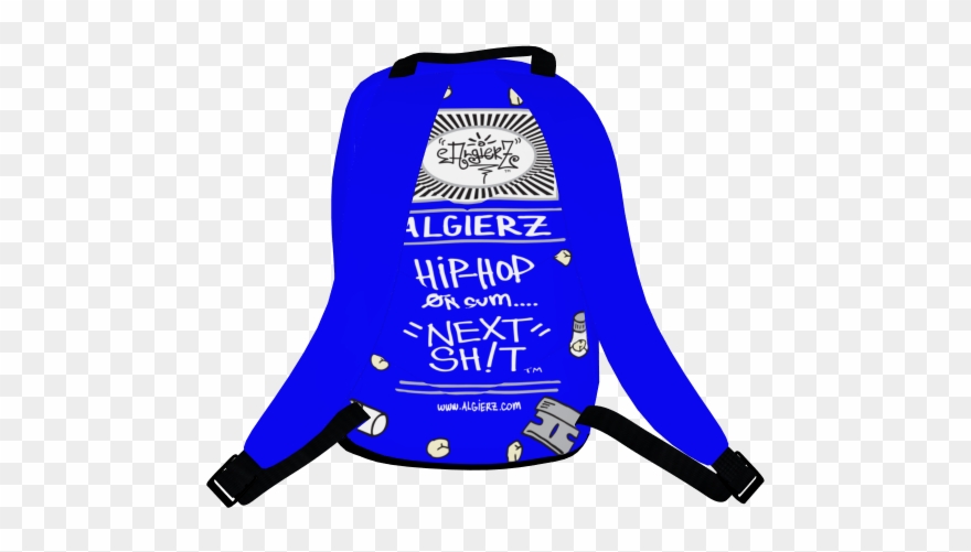 Serving Raw And Uncut, Laptop Backpack, Royal Blue.