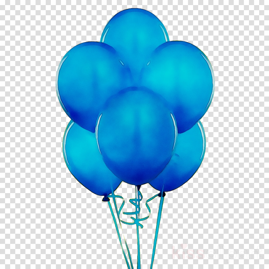 Blue Balloon clipart.