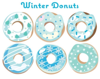 Blue Donut Clipart.