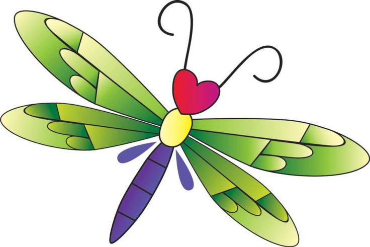 Blue dragonfly clipart.