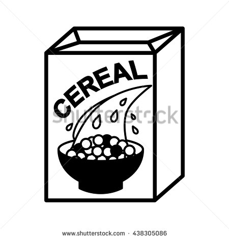 Cereal clipart black and white 4 » Clipart Station.