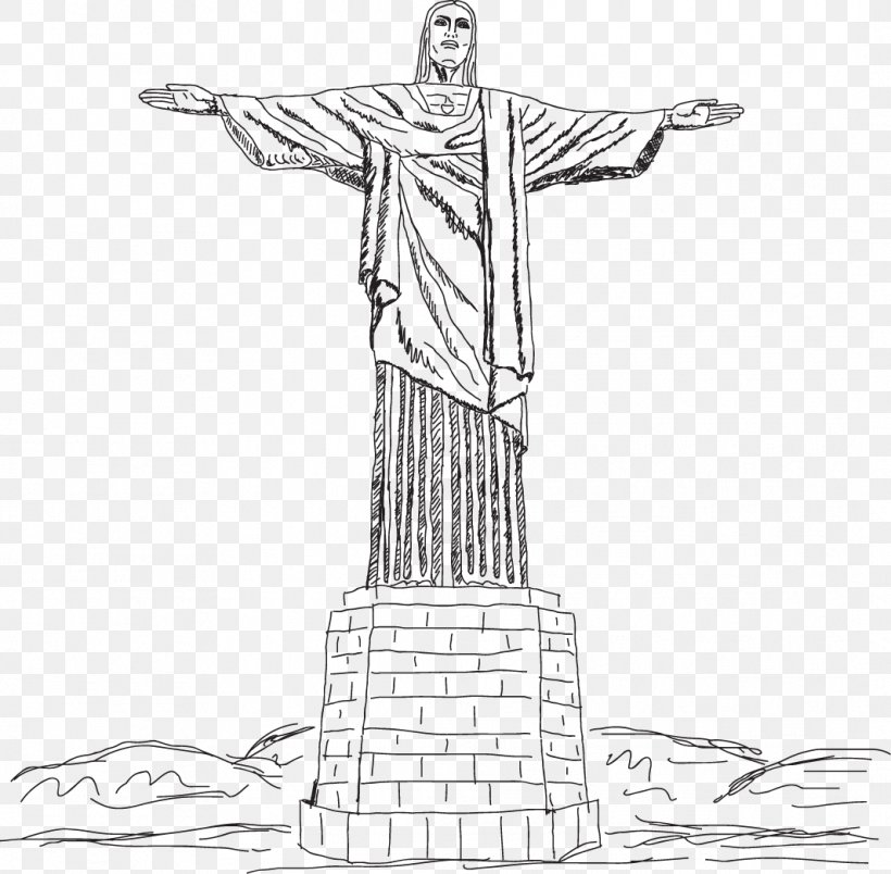 Christ The Redeemer Corcovado Clip Art, PNG, 1065x1045px.