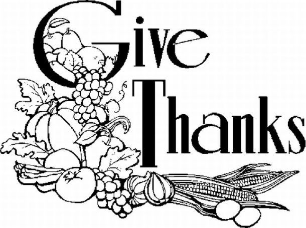 Free Give Thanks Clipart Black And White, Download Free Clip.