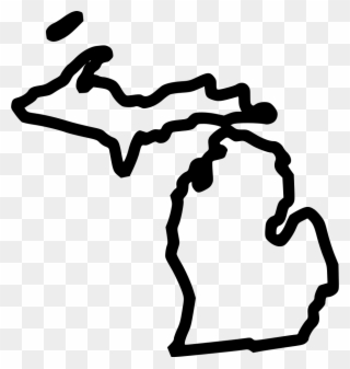 Michigan Clipart Outline.