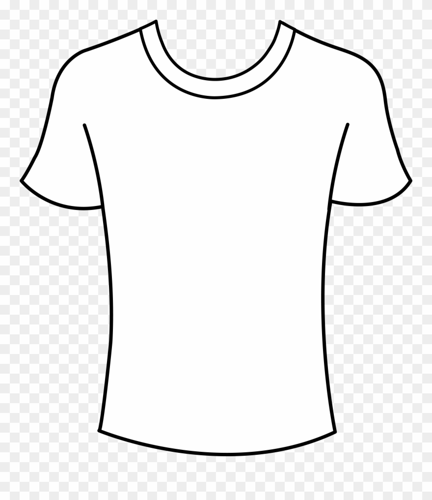 T Shirt Shirt Outline Clip Art Clipart Clipart.