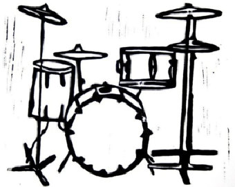 Free Drums Clipart Black And White, Download Free Clip Art.