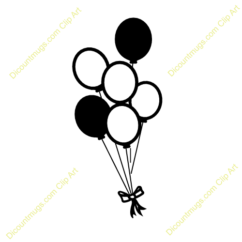 Party Clip Art Black And White.