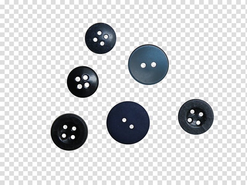 SET Mums buttons, six black buttons transparent background.