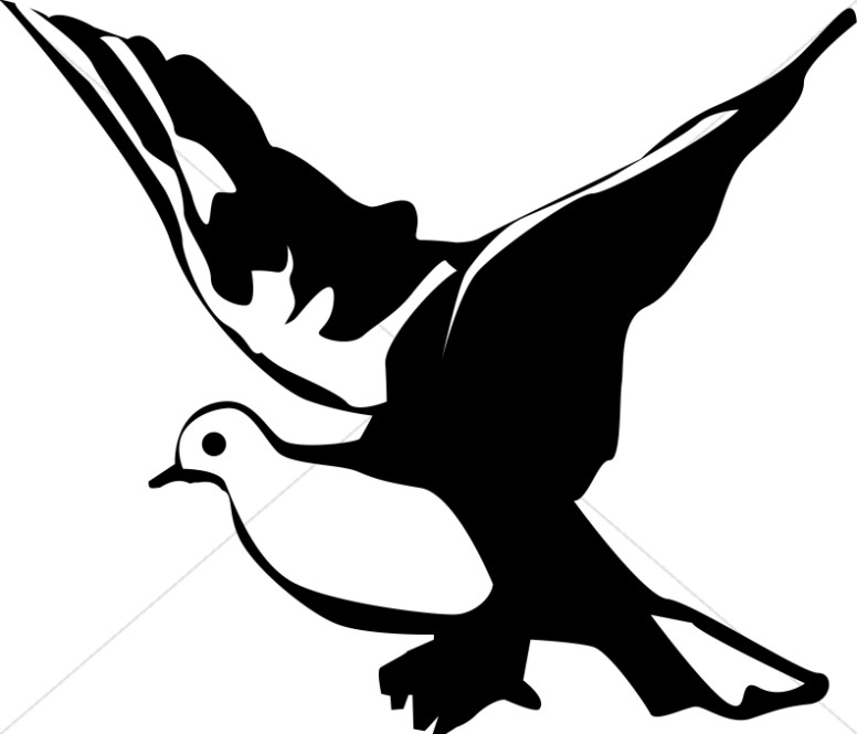 Dove Clipart, Art, Dove Graphic, Dove Image.